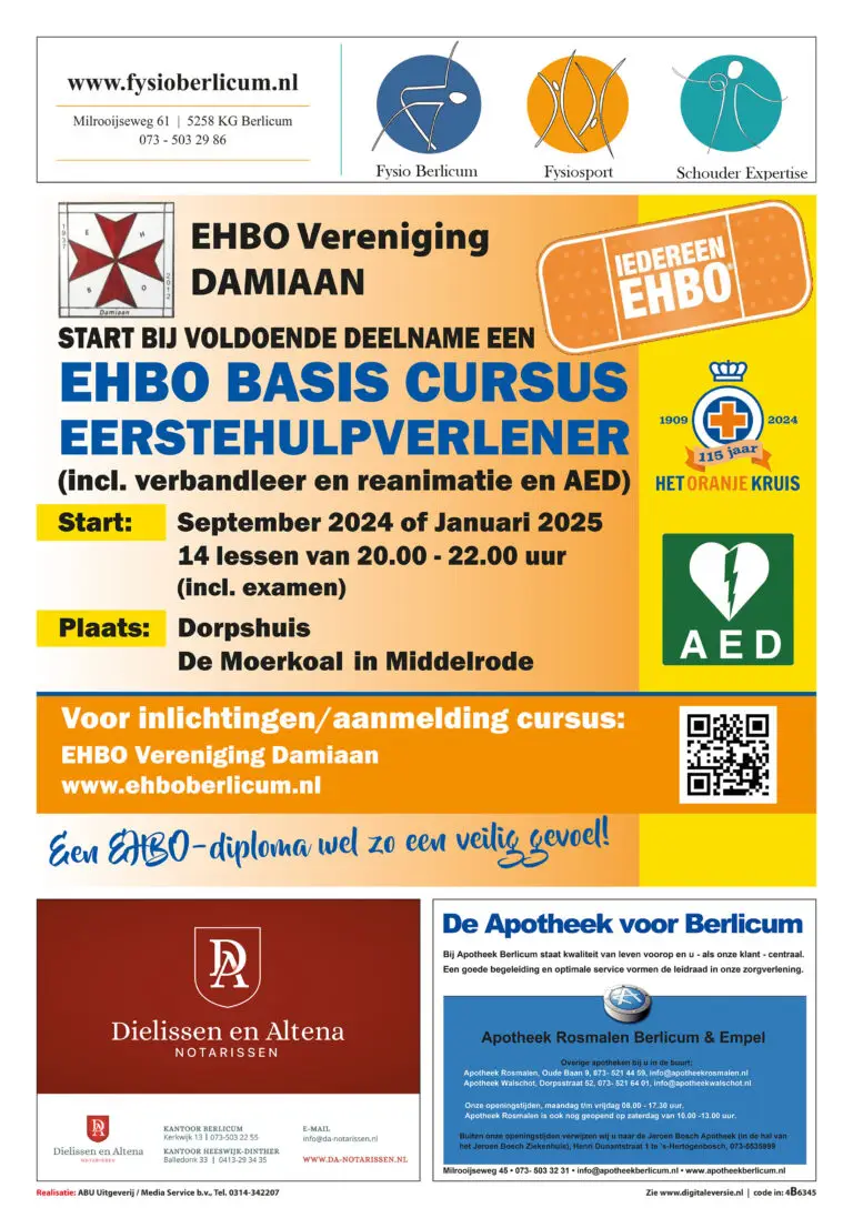 Berlicum EHBO poster 2024 350x500.indd