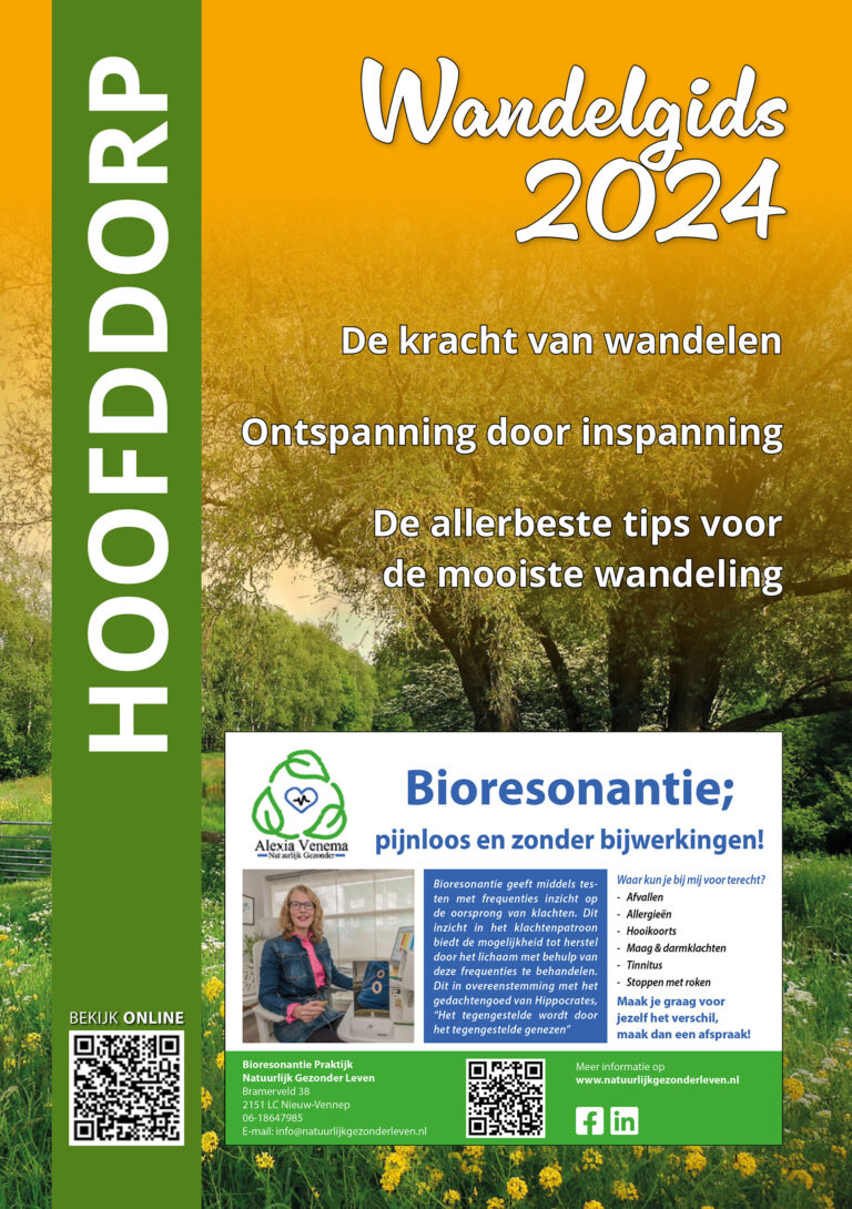 Hoofddorp Wandelgids 2024 4H6309-1 kopie