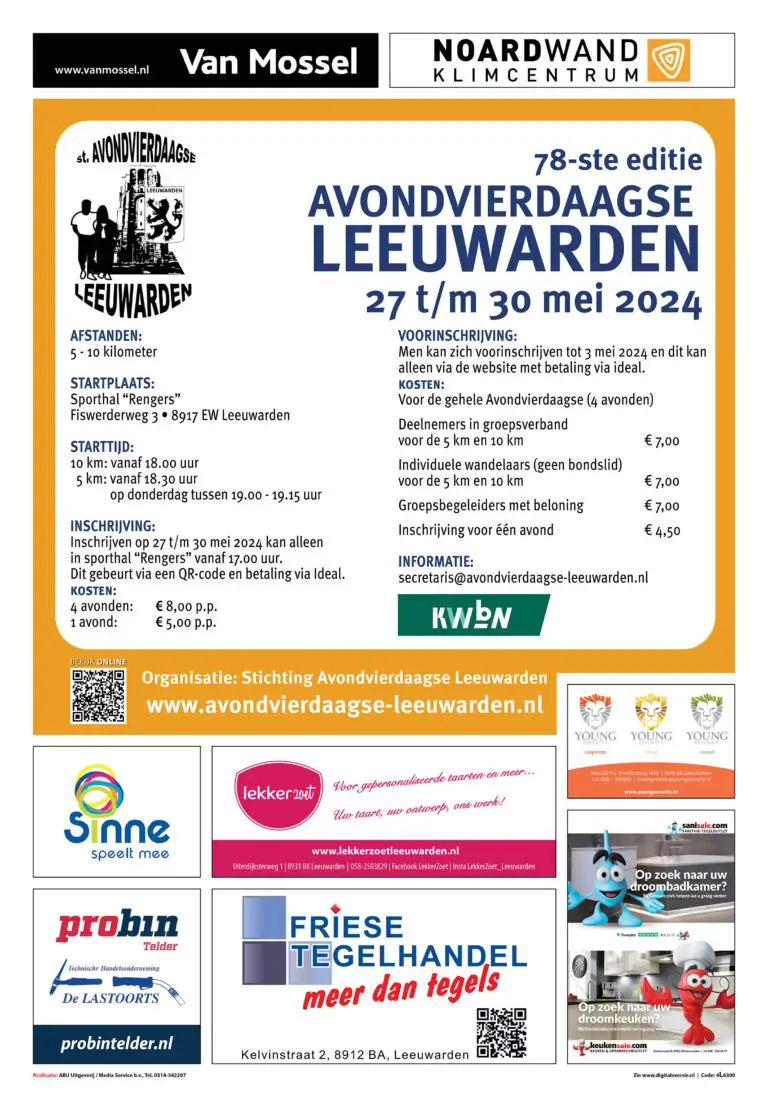 Leeuwarden A4D Poster 2024 4L6300 kopie