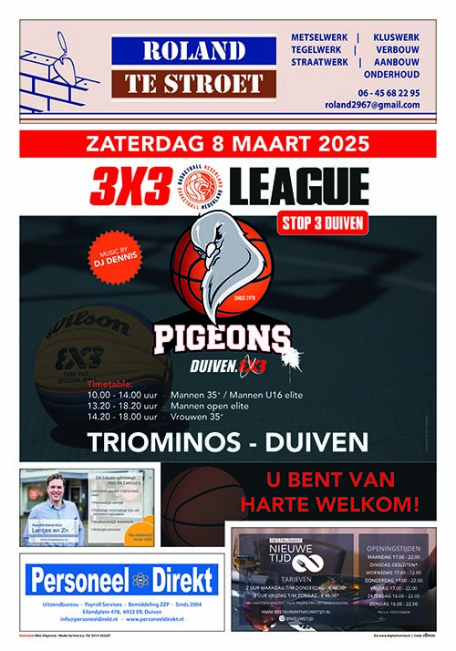 Duiven Pigeons 2025 poster.indd