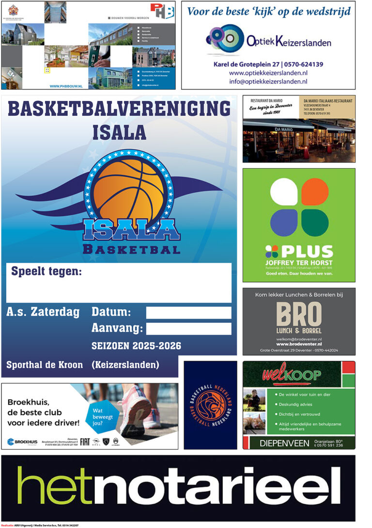 Deventer Isala 2025-2026 5D6480 kopie