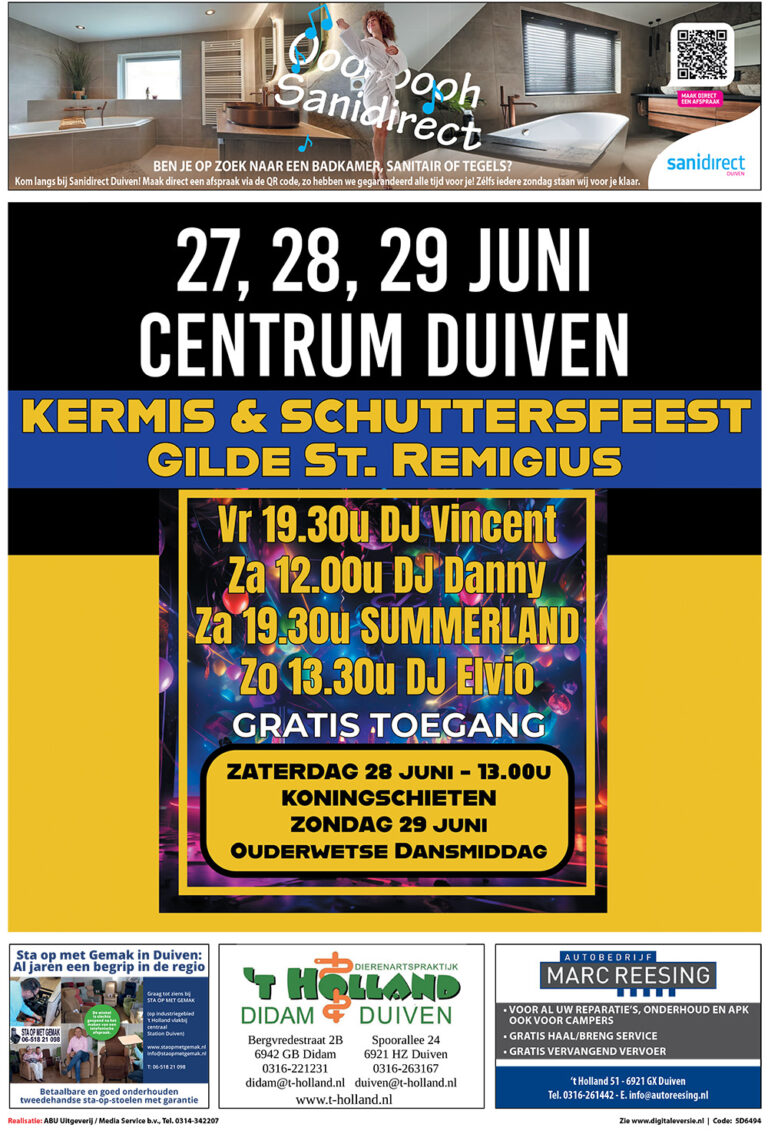 Duiven Schutterij Poster 5D6494 kopie