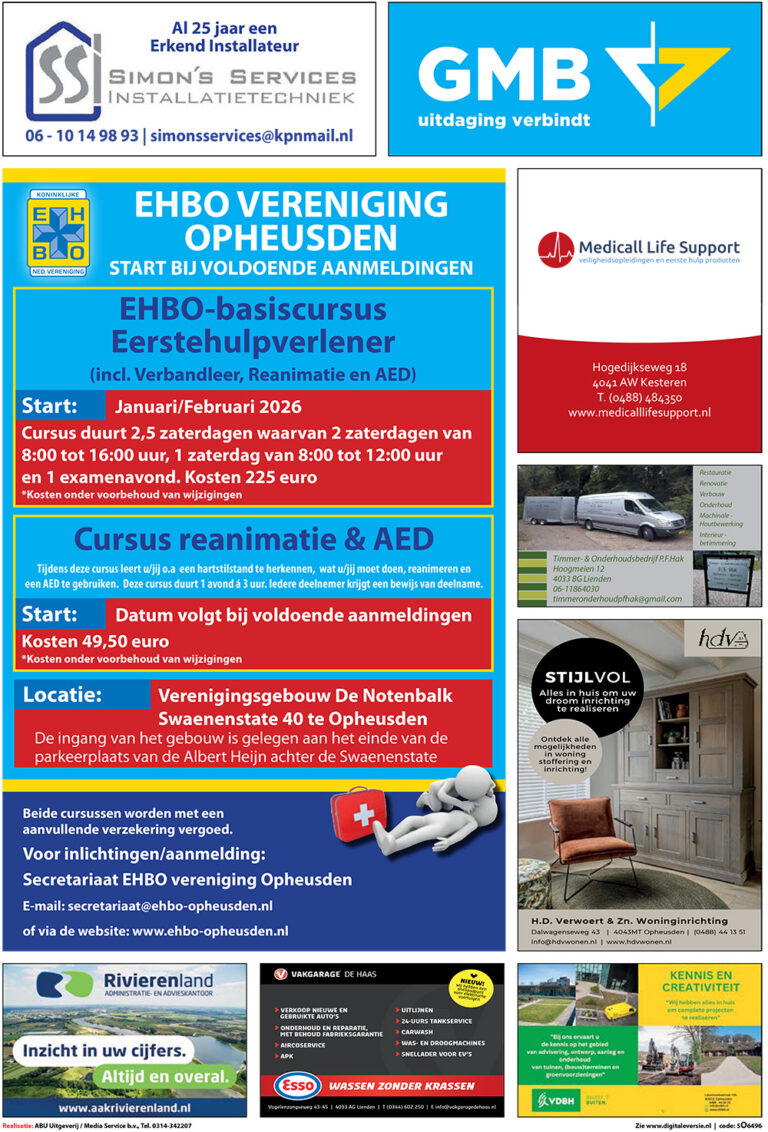 Opheusden EHBO 2025 Poster 5O6496 kopie