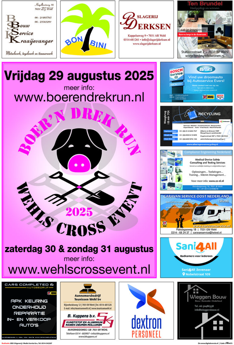 Wehl Boeren Drekrun 2025.indd